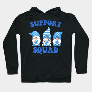 Gnomies Support Squad Colorectal Cancer Awareness Hoodie